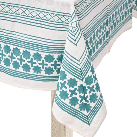 Alhambra Block Printed Table Cover - Image 3