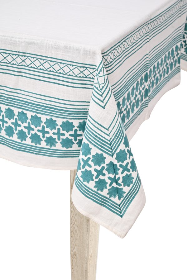 Alhambra Block Printed Table Cover - Image 3