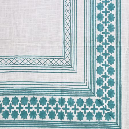 Alhambra Block Printed Table Cover - Image 2