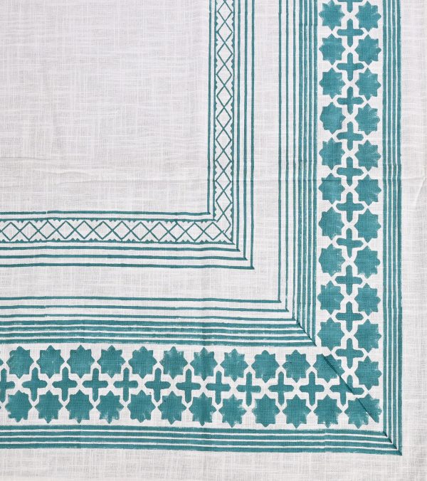 Alhambra Block Printed Table Cover - Image 2