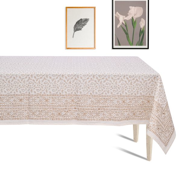 Elmwood Block Printed Table Cover