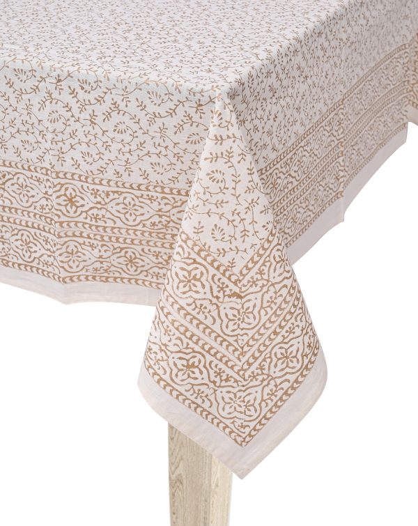 Elmwood Block Printed Table Cover - Image 3