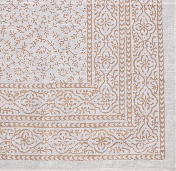 Elmwood Block Printed Table Cover - Image 2