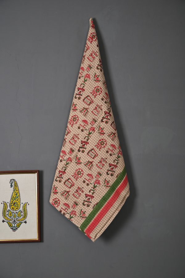 Maracas Block Printed Kids Bath Towels