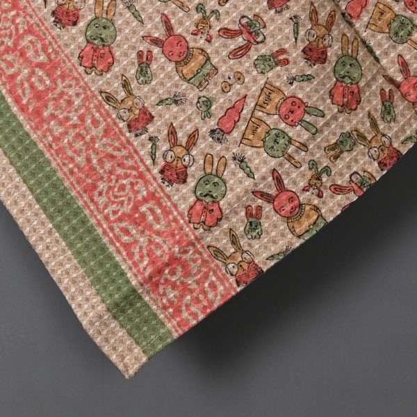 Bean Block Printed Kids Bath Towels - Image 2