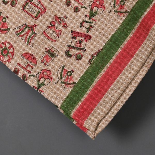 Maracas Block Printed Kids Bath Towels - Image 2