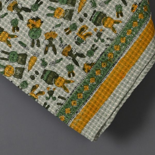 Tine Block Printed Kids Bath Towels - Image 2