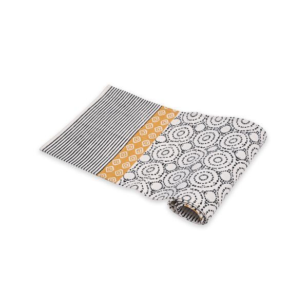 Plum Kitten Block Printed Table Runners