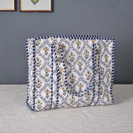 Pueblo Blue Handmade cotton bags
