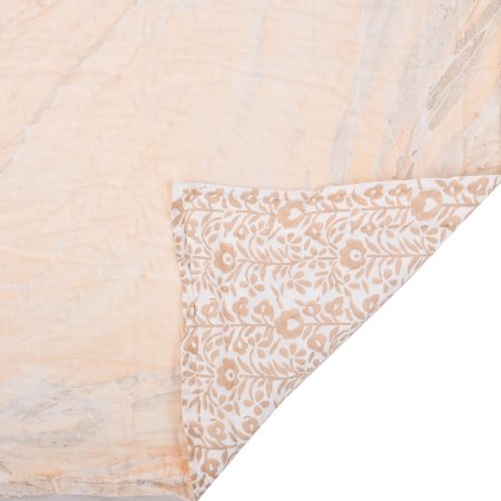Elm  Block Printed Cotton Quilt - Image 3