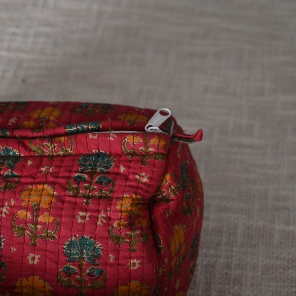 Fashion Red 3 Pcs Travel Pouches - Image 2