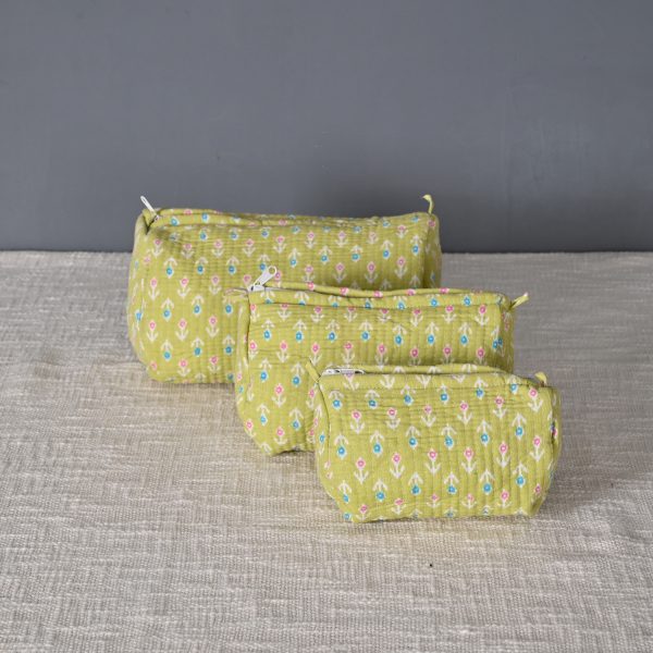 Green Willow 3 Pcs Travel Pouches