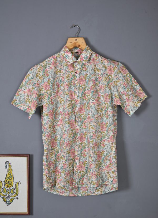 Frozen Dew cotton Handcrafted shirt