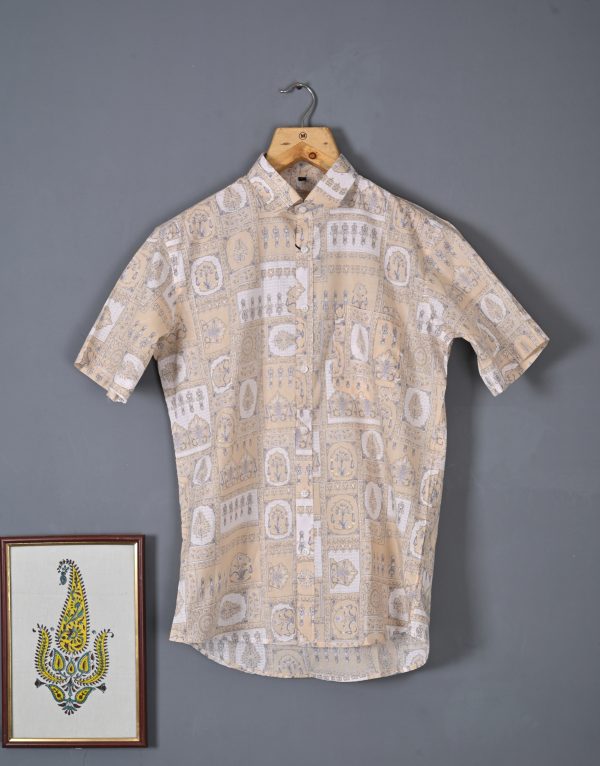 Cameo Brown cotton Handcrafted shirt