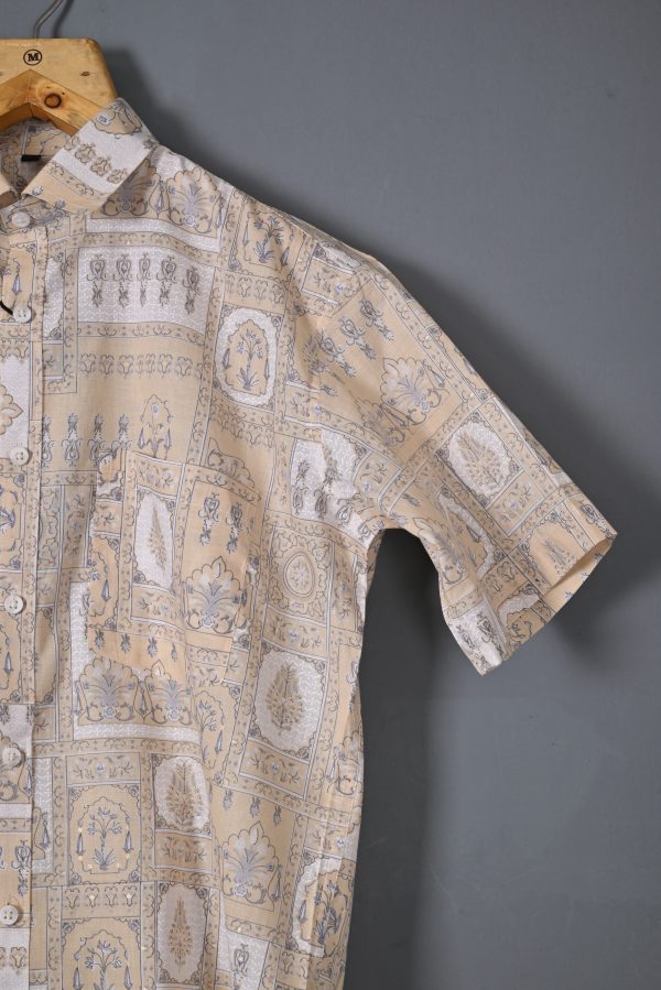 Cameo Brown cotton Handcrafted shirt - Image 2