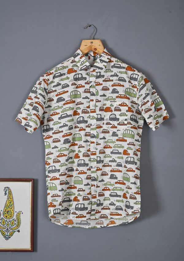Fungi cotton Handcrafted shirt