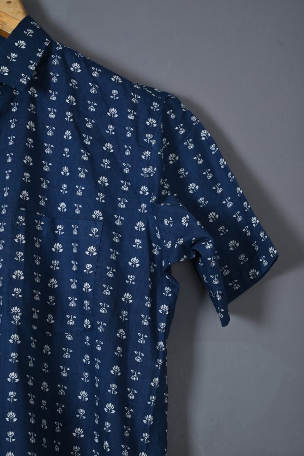 Eiffel Tower cotton Handcrafted shirt - Image 2