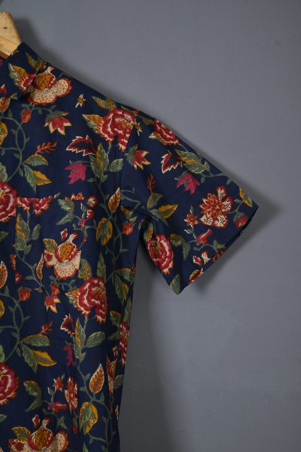 Bellini Blue cotton Handcrafted shirt - Image 2