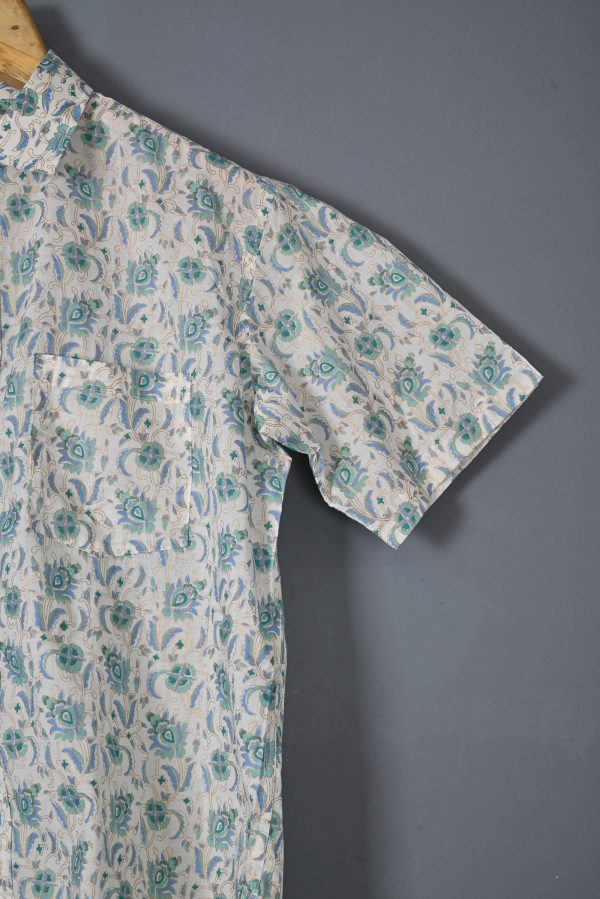 Sea Mist cotton Handcrafted shirt - Image 2