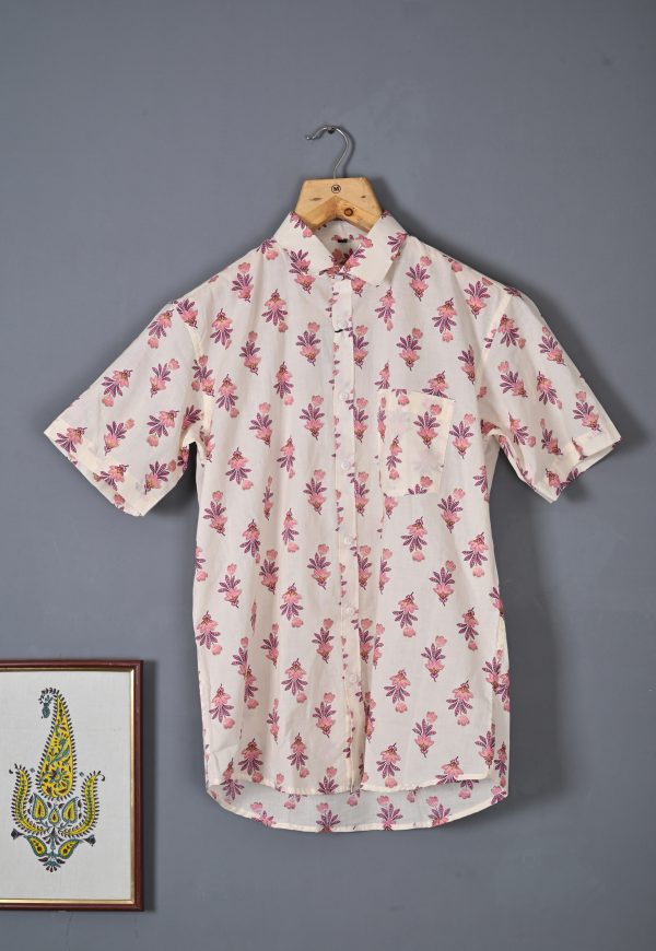 Muted Clay cotton Handcrafted shirt