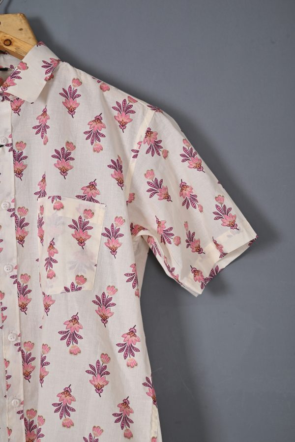 Muted Clay cotton Handcrafted shirt - Image 2