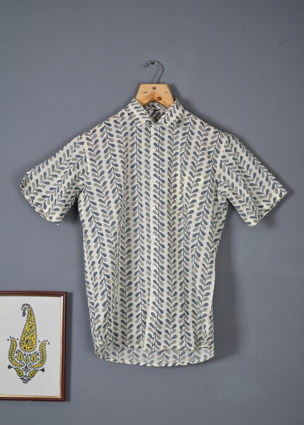 Bleached Sand cotton Handcrafted shirt