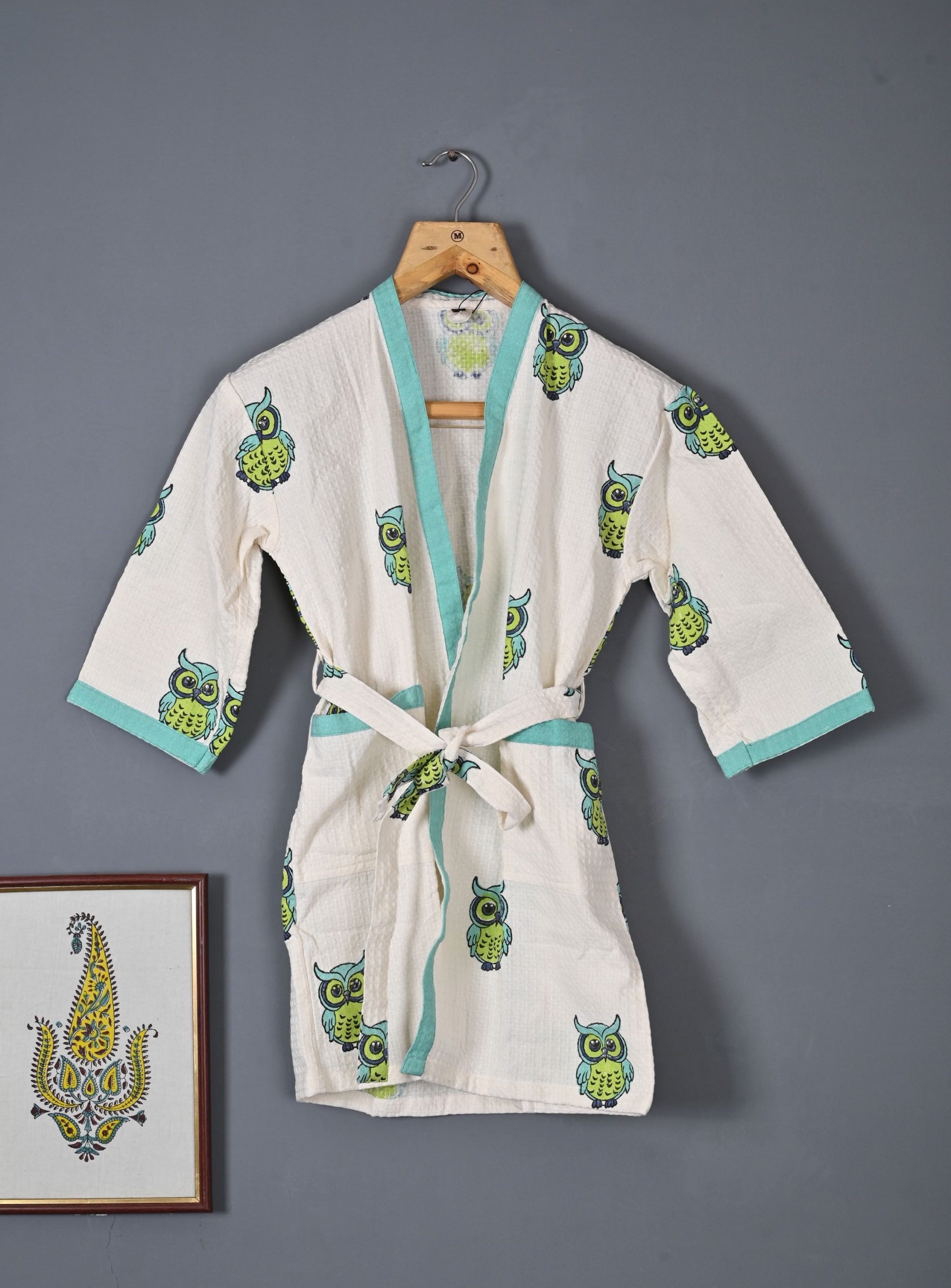 Amara Block Printed Bathrobes