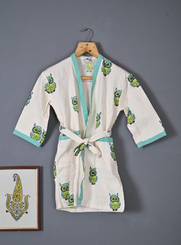 Amara Block Printed Bathrobes