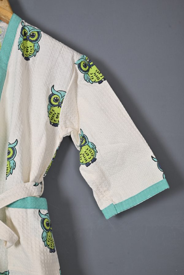 Amara Block Printed Bathrobes - Image 2