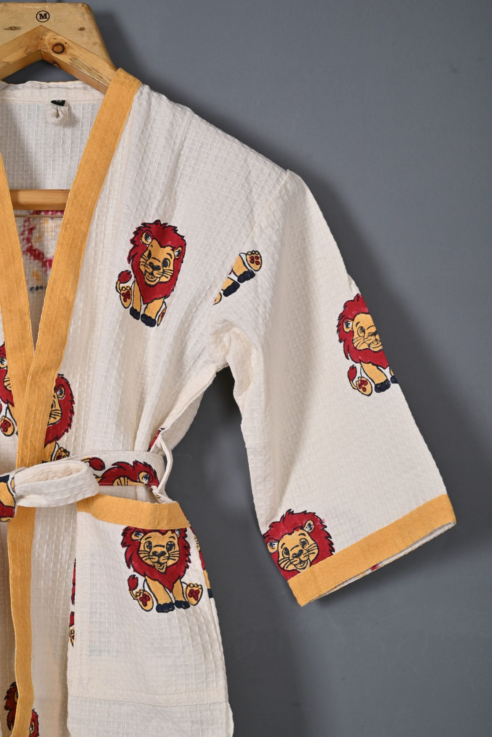 Tobby Block Printed Bathrobes - Image 2
