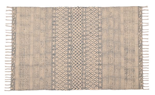 Zygomorphic Hand Block Printed Dhurries - Image 2