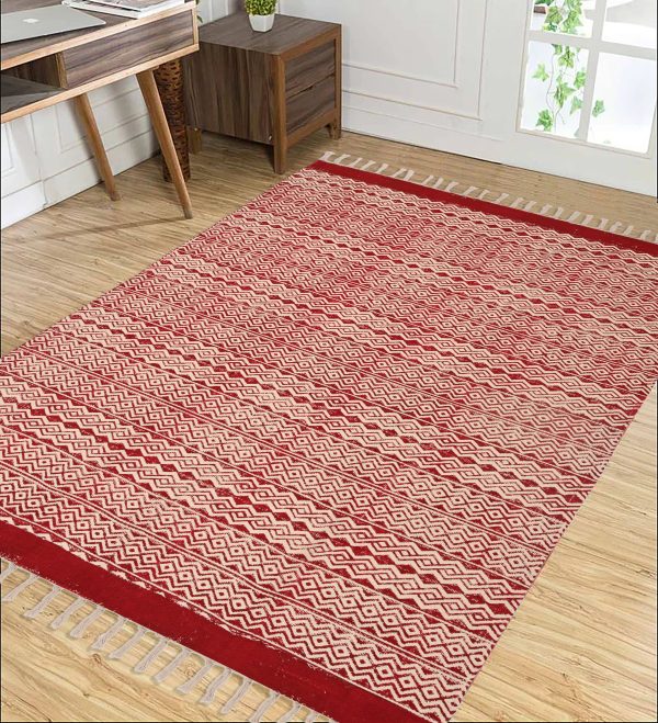 Loxora Hand Block Printed Dhurries