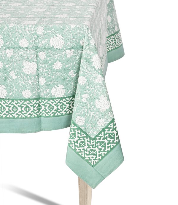 Pine Bud Block Printed Table Cover - Image 3