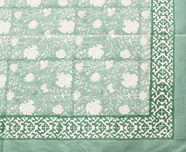 Pine Bud Block Printed Table Cover - Image 2
