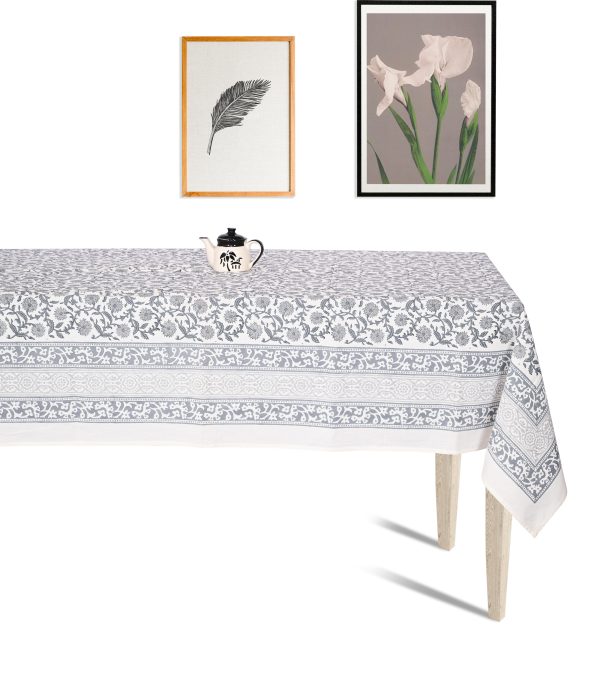 Gray Ghord Block Printed Table Cover