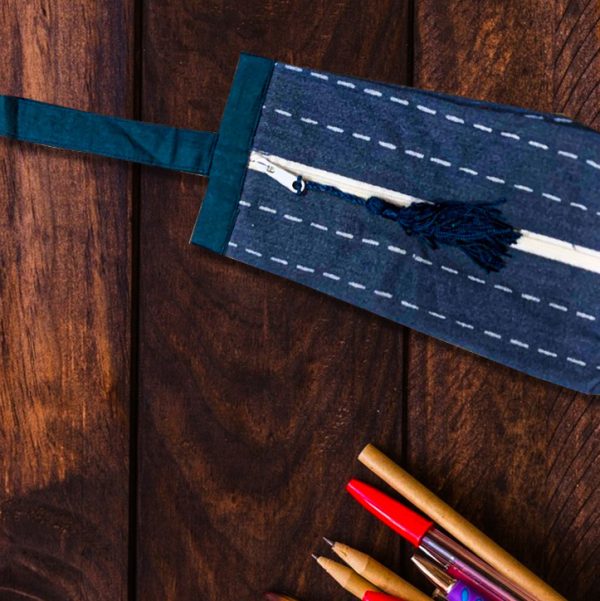 Fuchsia Blue Stationery Pouches - Image 2