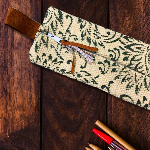 Stone Green Stationery Pouches - Image 2