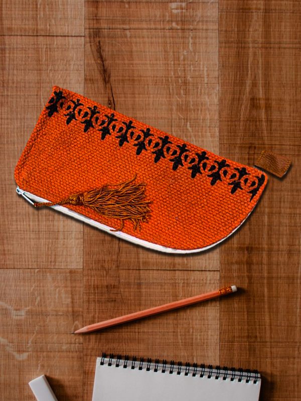 Orange Rust Stationery Pouches