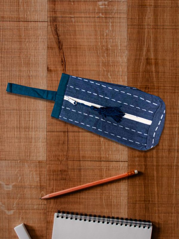 Fuchsia Blue Stationery Pouches
