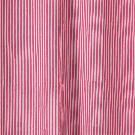 Beetroot Pink Hand Block Printed designer voile curtain - Image 3