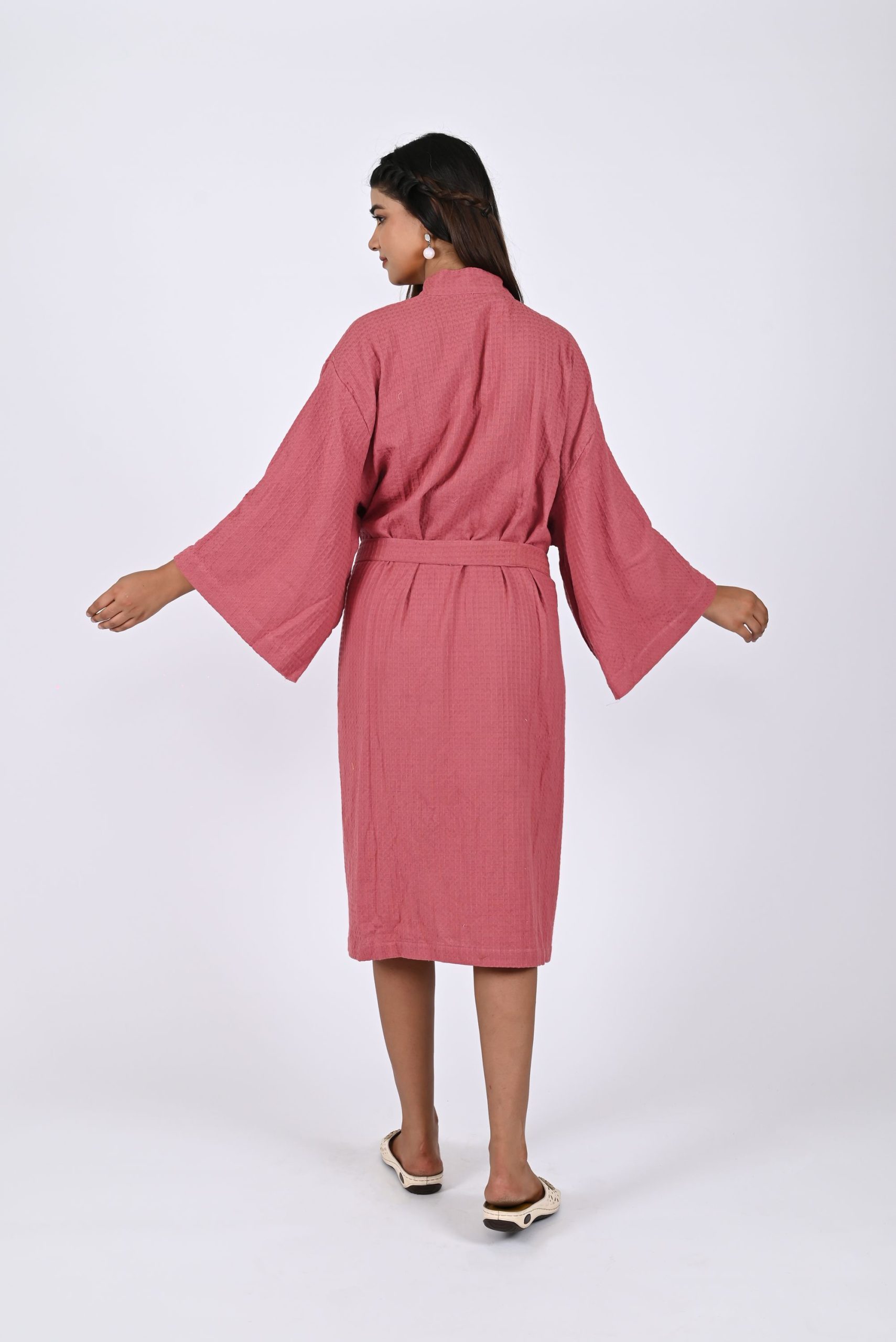 Rosewood Woven Bathrobe - Image 3