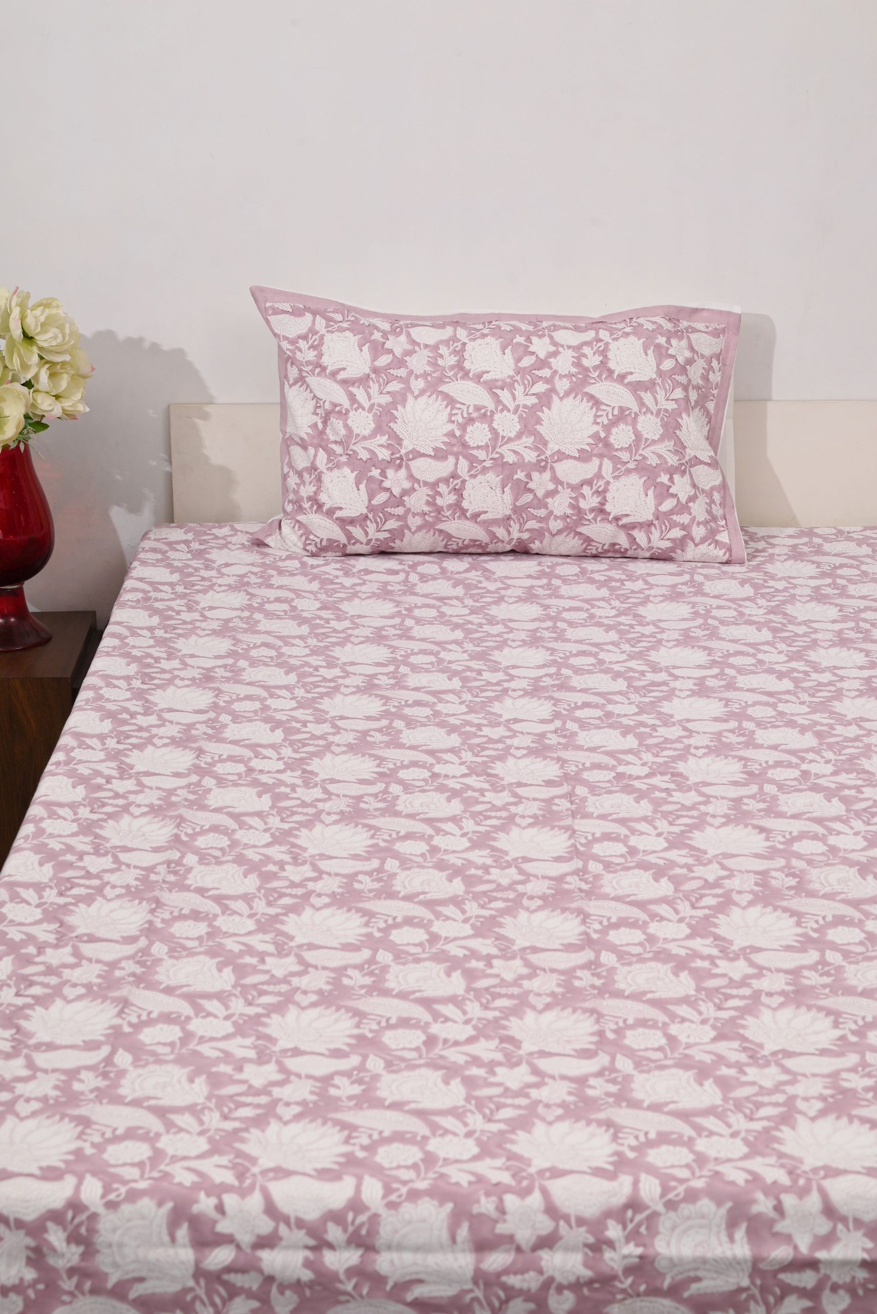 Pastel Blossom cotton Bedsheet