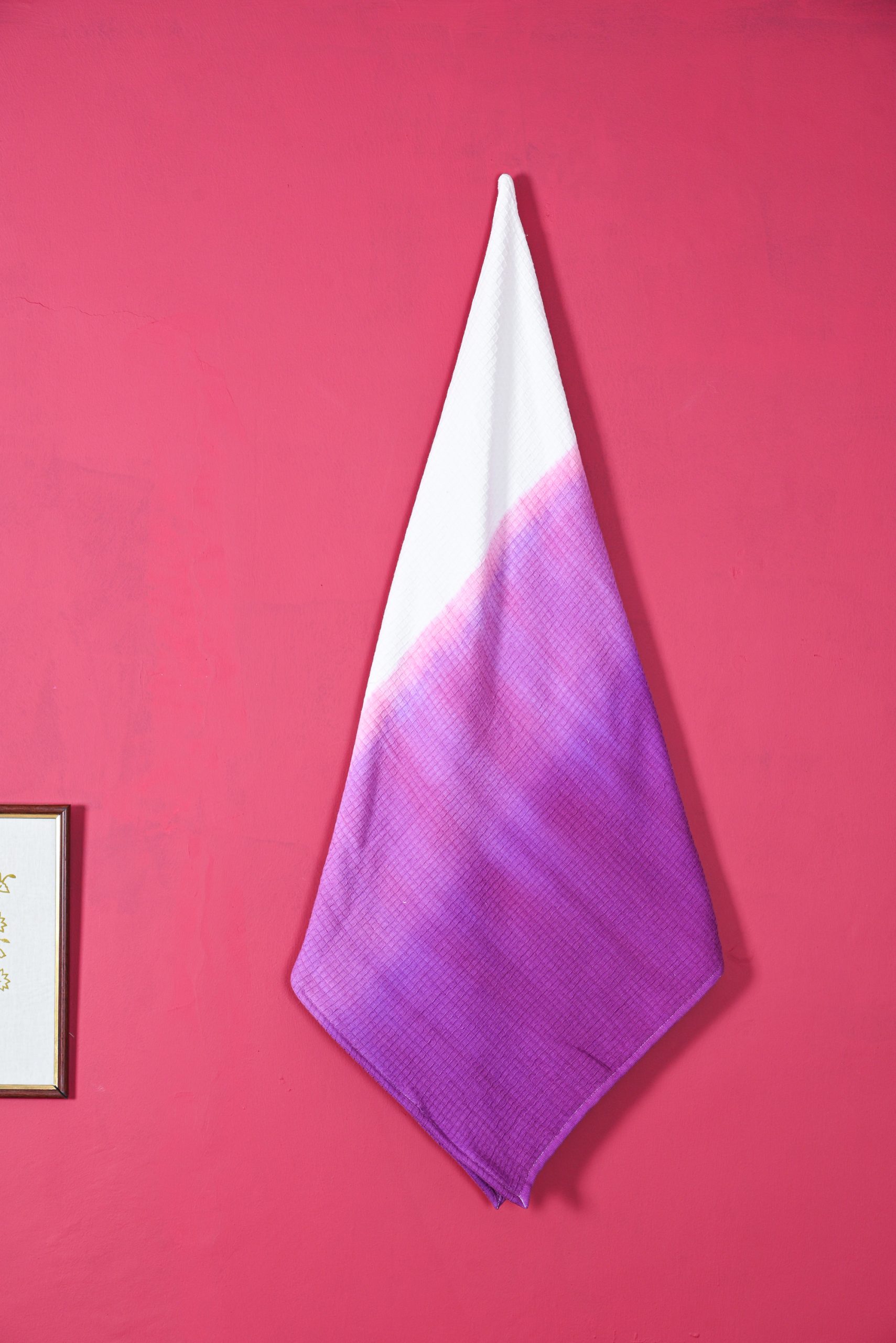 Berry mist rainbow printed adult bath towel